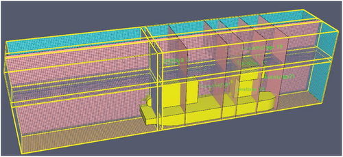 Figure 5. The computation mesh generated in this work.