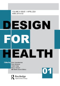 Cover image for Design for Health, Volume 8, Issue 1, 2024