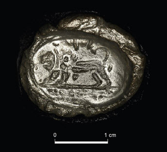 Fig. 4: RTI photo of the bulla (photo by M. Magen, the Israel Museum, Jerusalem)