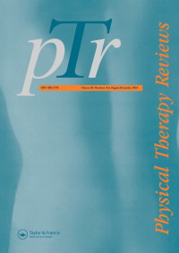 Cover image for Physical Therapy Reviews, Volume 28, Issue 4-6, 2023