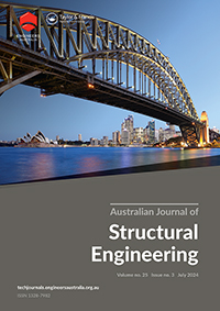 Cover image for Australian Journal of Structural Engineering, Volume 25, Issue 3, 2024