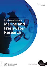 Cover image for New Zealand Journal of Marine and Freshwater Research, Volume 58, Issue 1, 2024