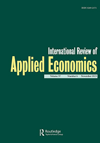 Cover image for International Review of Applied Economics, Volume 37, Issue 6, 2023