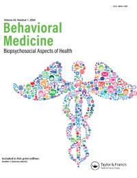 Cover image for Behavioral Medicine, Volume 50, Issue 1, 2024