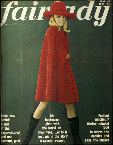 Georgina Karvellas, Front Cover of Fair Lady Magazine, 26 July 1967, courtesy of the National Library of South Africa, Cape Town