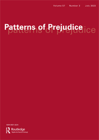 Cover image for Patterns of Prejudice, Volume 57, Issue 3, 2023