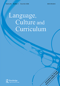 Cover image for Language, Culture and Curriculum, Volume 36, Issue 4, 2023