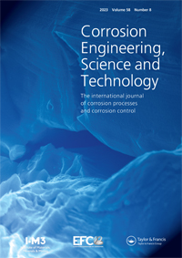 Cover image for Corrosion Engineering, Science and Technology, Volume 58, Issue 8, 2023