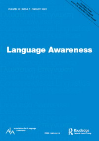 Cover image for Language Awareness, Volume 33, Issue 1, 2024