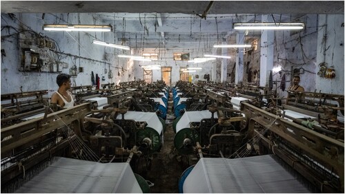 Figure 1. Bhiwandi powerloom factory. Photo: Rohit Madan, 2022.