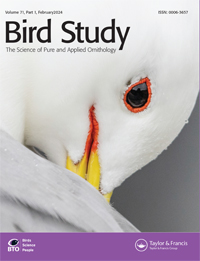 Cover image for Bird Study, Volume 71, Issue 1, 2024