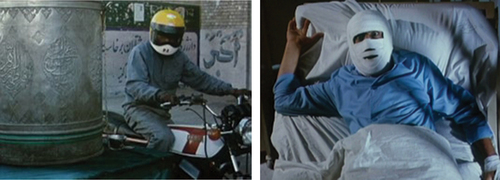 Figure 1. Screen grabs from Hūviyyat/Identity, 1986, Ebrahim Hatamikia.