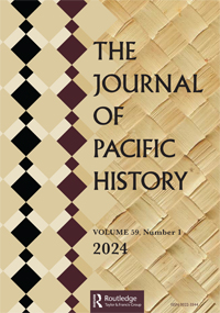 Cover image for The Journal of Pacific History, Volume 59, Issue 1, 2024