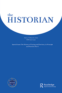 Cover image for The Historian, Volume 84, Issue 4, 2022