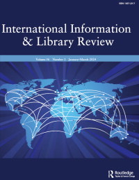 Cover image for The International Information & Library Review, Volume 56, Issue 1, 2024