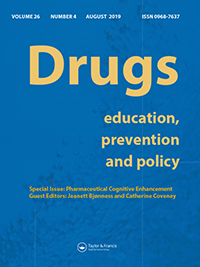 Cover image for Drugs: Education, Prevention and Policy, Volume 26, Issue 4, 2019