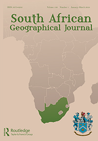 Cover image for South African Geographical Journal, Volume 106, Issue 1, 2024