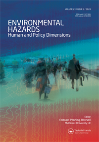 Cover image for Environmental Hazards, Volume 23, Issue 2, 2024
