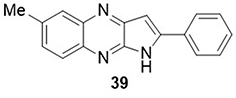 Figure 13 Quinoxaline derivative (39) as an anti-SARS-CoV-2 agent.