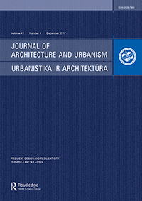 Cover image for Journal of Architecture and Urbanism, Volume 41, Issue 4, 2017