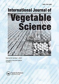 Cover image for International Journal of Vegetable Science