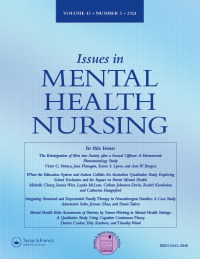 Cover image for Issues in Mental Health Nursing, Volume 45, Issue 5, 2024