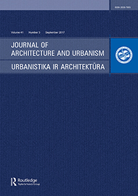 Cover image for Journal of Architecture and Urbanism, Volume 41, Issue 3, 2017