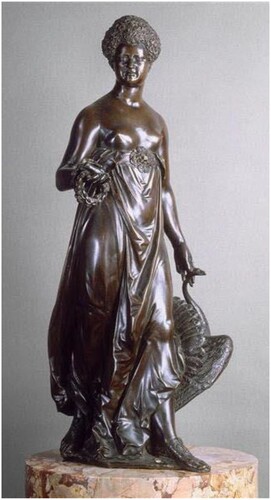 Figure 6. Statuette: Marie de Médicis en Junon, Barthélémy Prieur, 1600–1610, bronze, 63 × 30 × 26 cm. © 1990 RMN-Grand Palais (Musée du Louvre) / Daniel Arnaudet.