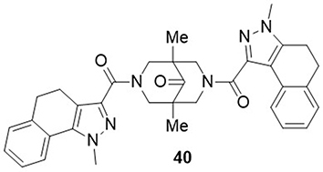 Figure 14 Pyrazole derivative (40) as an anti-SARS-CoV-2 agent.
