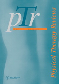 Cover image for Physical Therapy Reviews, Volume 28, Issue 3, 2023