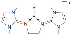 Figure 3 Donor–acceptor interaction in B.