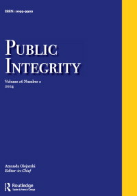 Cover image for Public Integrity, Volume 26, Issue 2, 2024
