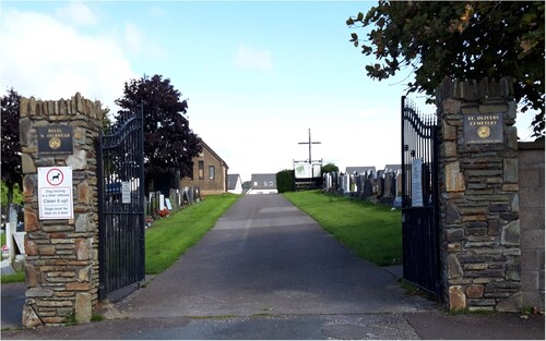Figure 2. St Oliver’s Cemetery. Source: Author’s own photo.
