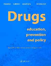 Cover image for Drugs: Education, Prevention and Policy, Volume 25, Issue 4, 2018