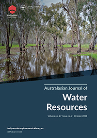 Cover image for Australasian Journal of Water Resources, Volume 27, Issue 2, 2023