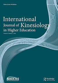 Cover image for International Journal of Kinesiology in Higher Education, Volume 8, Issue 2, 2024