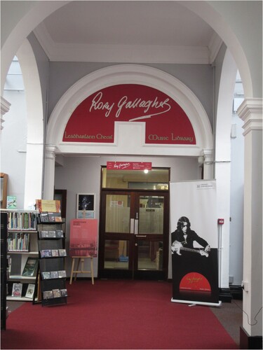 Figure 4. Rory Gallagher Music Library. Source: Author’s own photo.