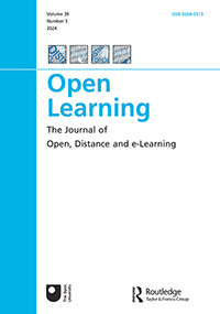 Cover image for Open Learning: The Journal of Open, Distance and e-Learning, Volume 39, Issue 3