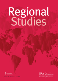 Cover image for Regional Studies, Volume 58, Issue 6