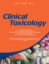 Cover image for Journal of Toxicology: Clinical Toxicology, Volume 62, Issue sup1