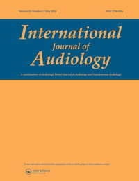 Cover image for Audiology, Volume 63, Issue 5