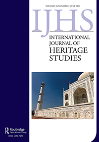 Cover image for International Journal of Heritage Studies, Volume 30, Issue 7