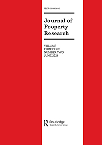 Cover image for Journal of Property Research, Volume 41, Issue 2