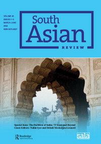 Cover image for South Asian Review, Volume 45, Issue 1-2