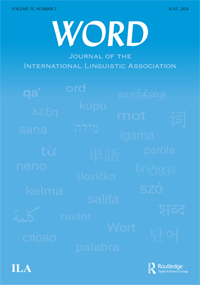 Cover image for WORD, Volume 70, Issue 2