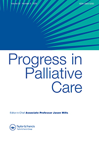 Cover image for Progress in Palliative Care, Volume 32, Issue 3