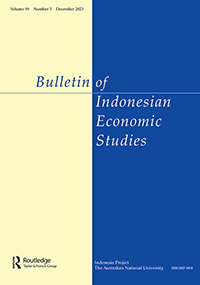 Cover image for Bulletin of Indonesian Economic Studies, Volume 59, Issue 3