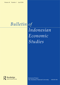 Cover image for Bulletin of Indonesian Economic Studies, Volume 60, Issue 1
