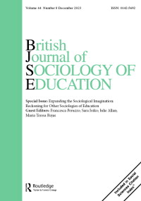 Cover image for British Journal of Sociology of Education, Volume 44, Issue 8