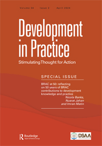Cover image for Development in Practice, Volume 34, Issue 2